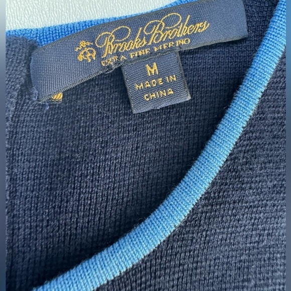 Brooks Brothers 100% Fine Merino Wool Knit Sheath Dress Womens Size Medium - Picture 4 of 9